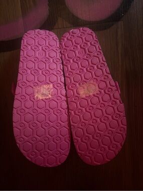 Nine West Pink Slide Sandals